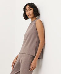 Organic Airplane Mock Neck Shell