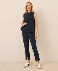 Organic Airplane Mock Neck Shell