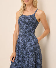 Organic Fit & Flare Midi Dress