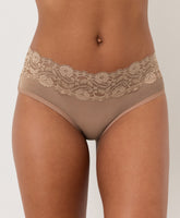 Organic Lace Waist Brief