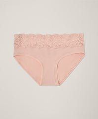 Organic Lace Waist Brief