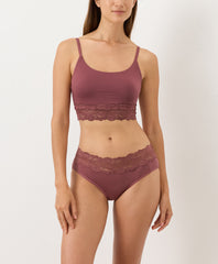 Organic Lace Waist Brief