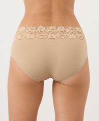 Organic Lace Waist Brief