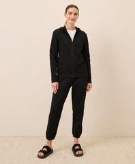 Organic Brushed Fleece Zip Hoodie