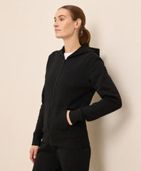 Organic Brushed Fleece Zip Hoodie