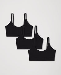 Organic Everyday Modern Scoop Bralette 3-Pack
