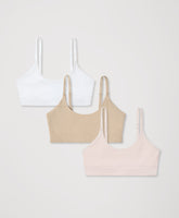 Organic Everyday Modern Scoop Bralette 3-Pack