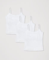 Organic Everyday Shelf Bra Cami 3-Pack