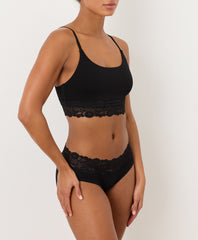 Organic Lace Modern Scoop Bralette