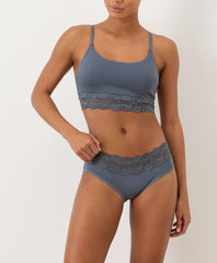 Organic Lace Modern Scoop Bralette