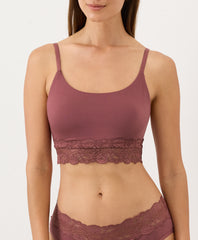 Organic Lace Modern Scoop Bralette