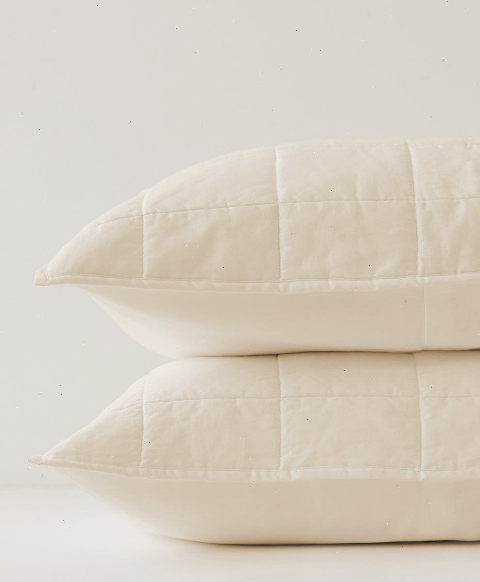 Organic Organic Quilted Sham 2-Pack