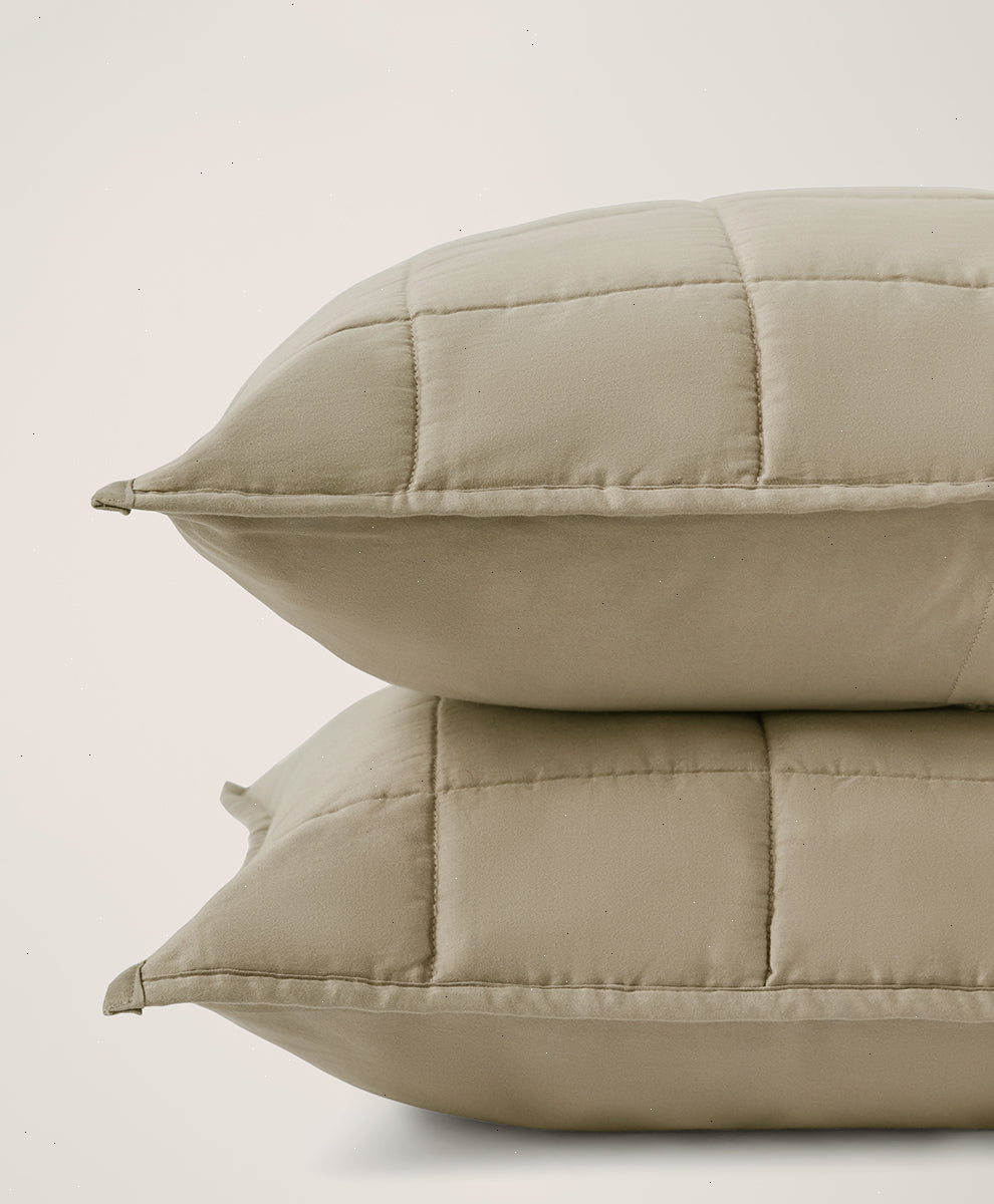 Organic Organic Quilted Sham 2-Pack