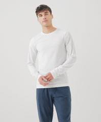 Organic Cool Stretch Long Sleeve Crew Undershirt 3-Pack