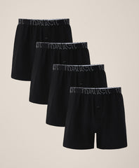 Organic Everyday Knit Boxer 4-Pack