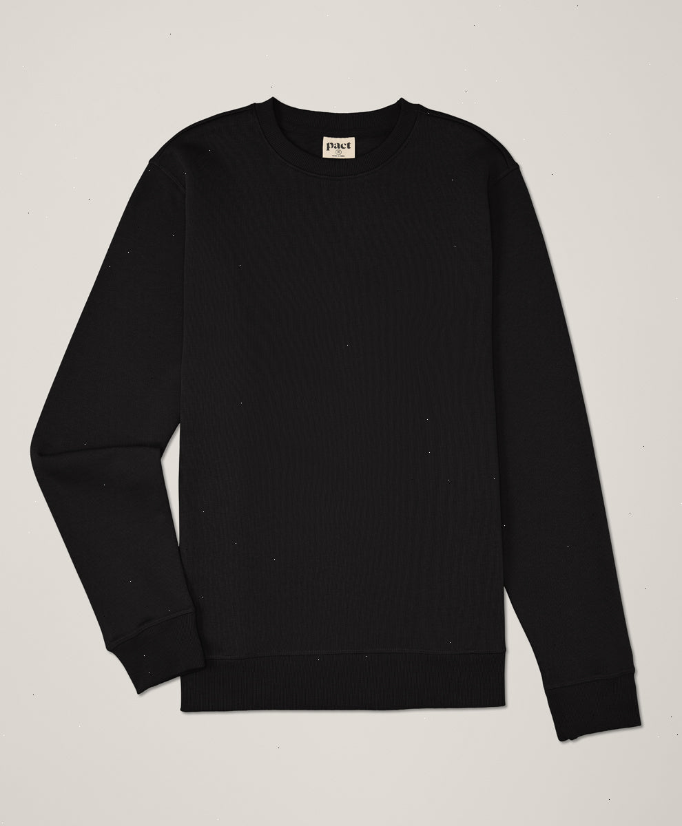 Organic Brushed Fleece Crew Sweatshirt