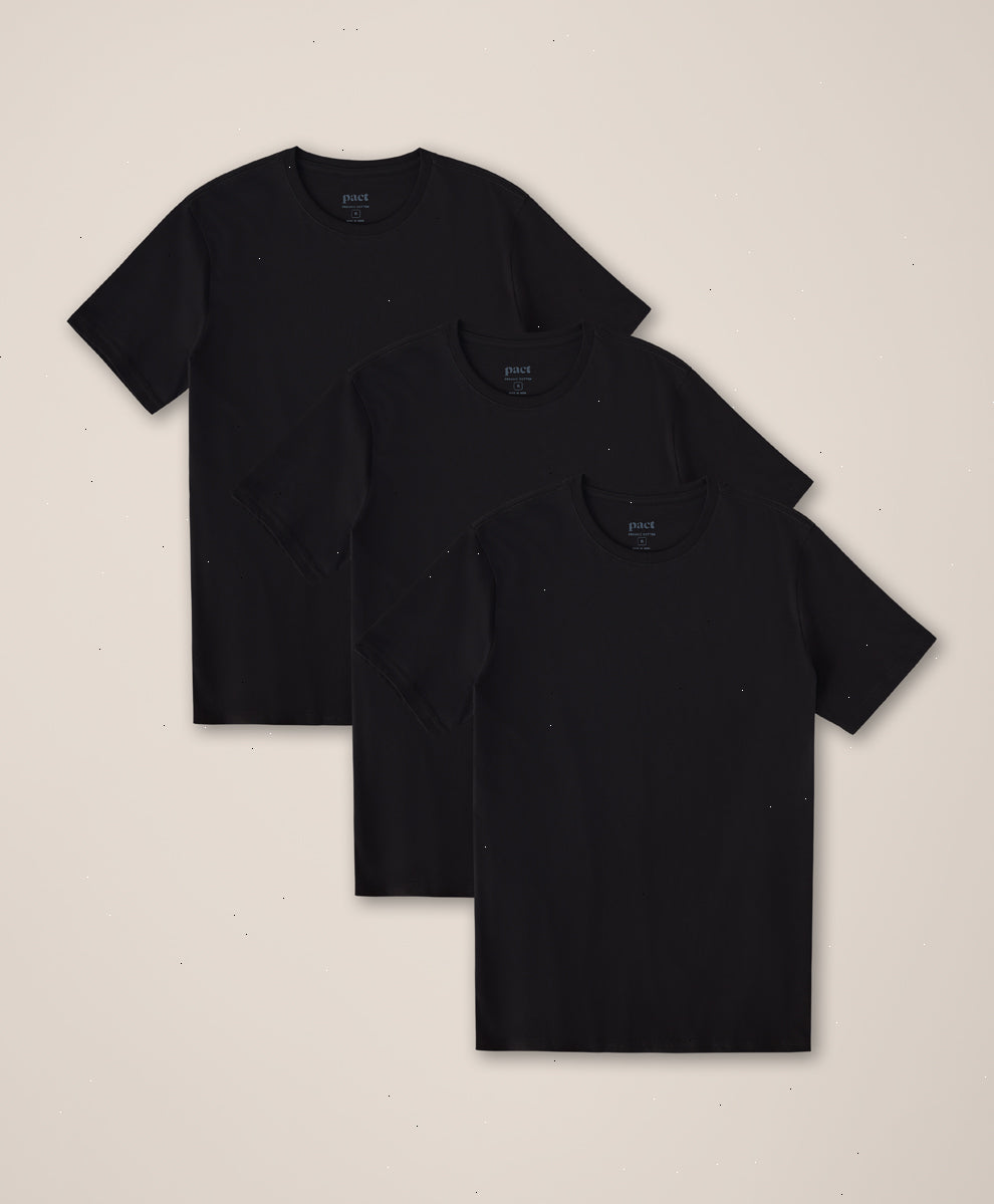 Organic Softspun Crew Neck Tee 3-Pack