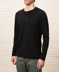Organic Softspun Long Sleeve Henley