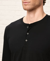 Organic Softspun Long Sleeve Henley