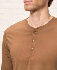 Organic Softspun Long Sleeve Henley
