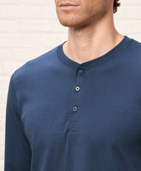 Organic Softspun Long Sleeve Henley