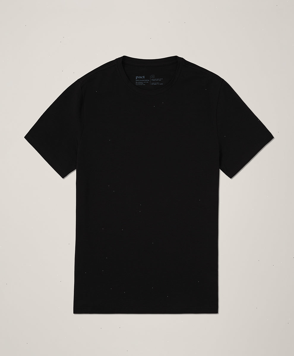 Organic Luxe Essential Slim Fit Crewneck Tee