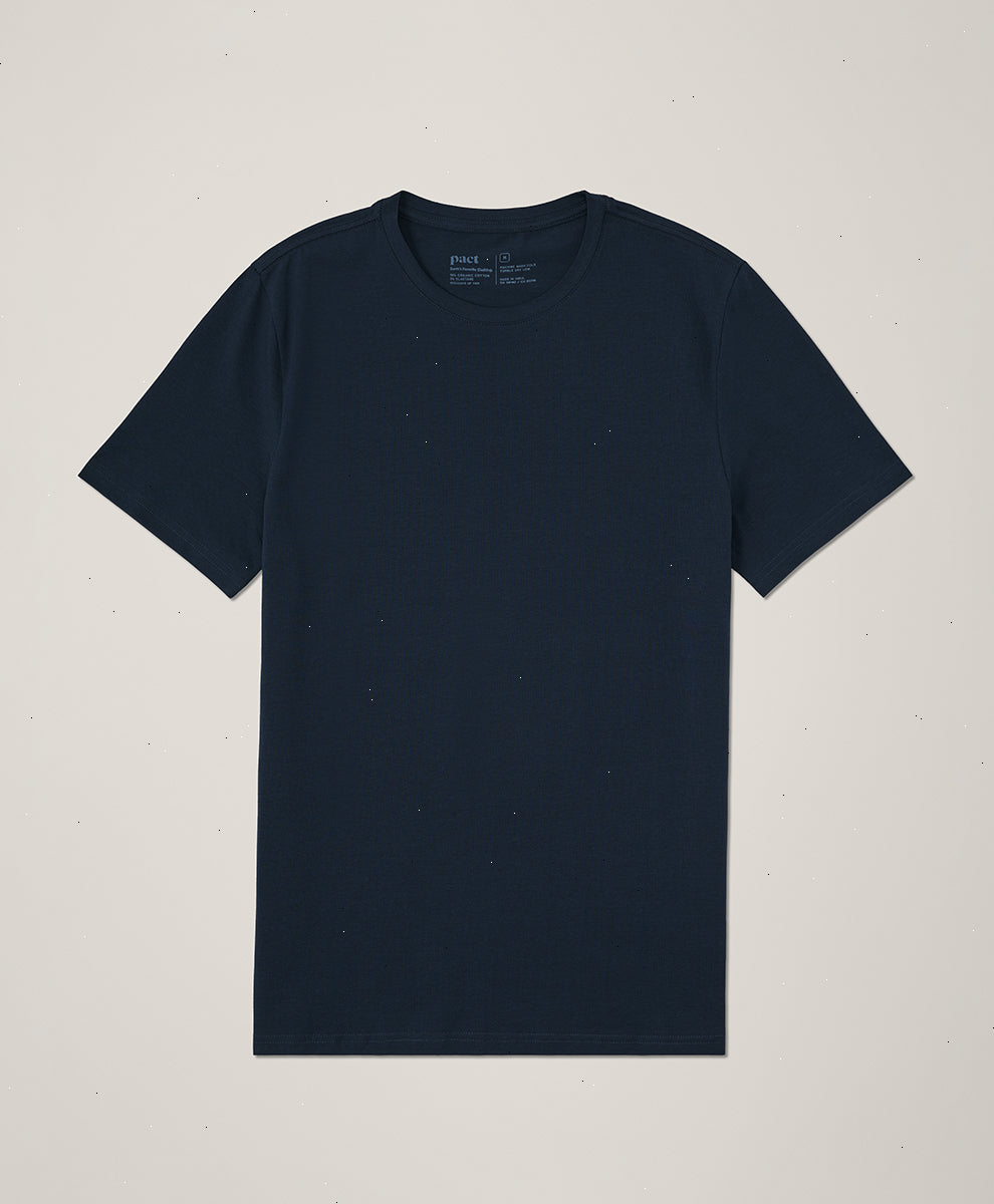 Organic Luxe Essential Slim Fit Crewneck Tee