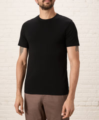 Organic Luxe Stretch Jersey Slim Crew Neck 3-Pack