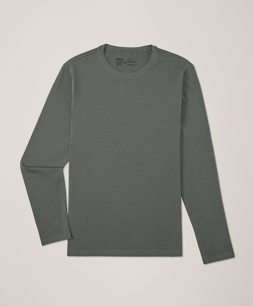 Organic Luxe Essential Slim Long Sleeve Tee