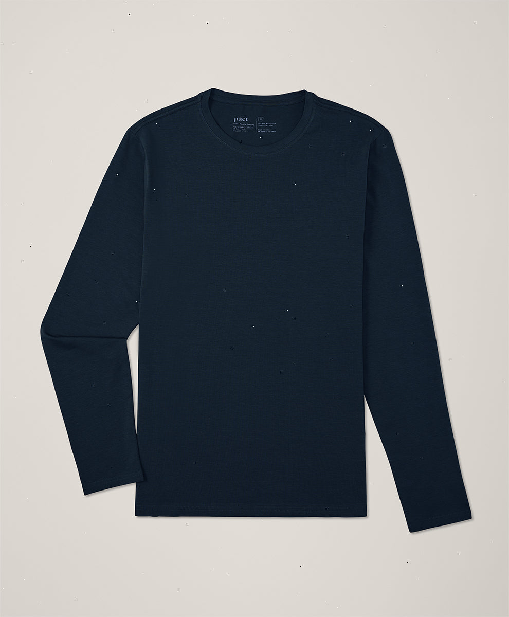 Organic Luxe Essential Slim Long Sleeve Tee