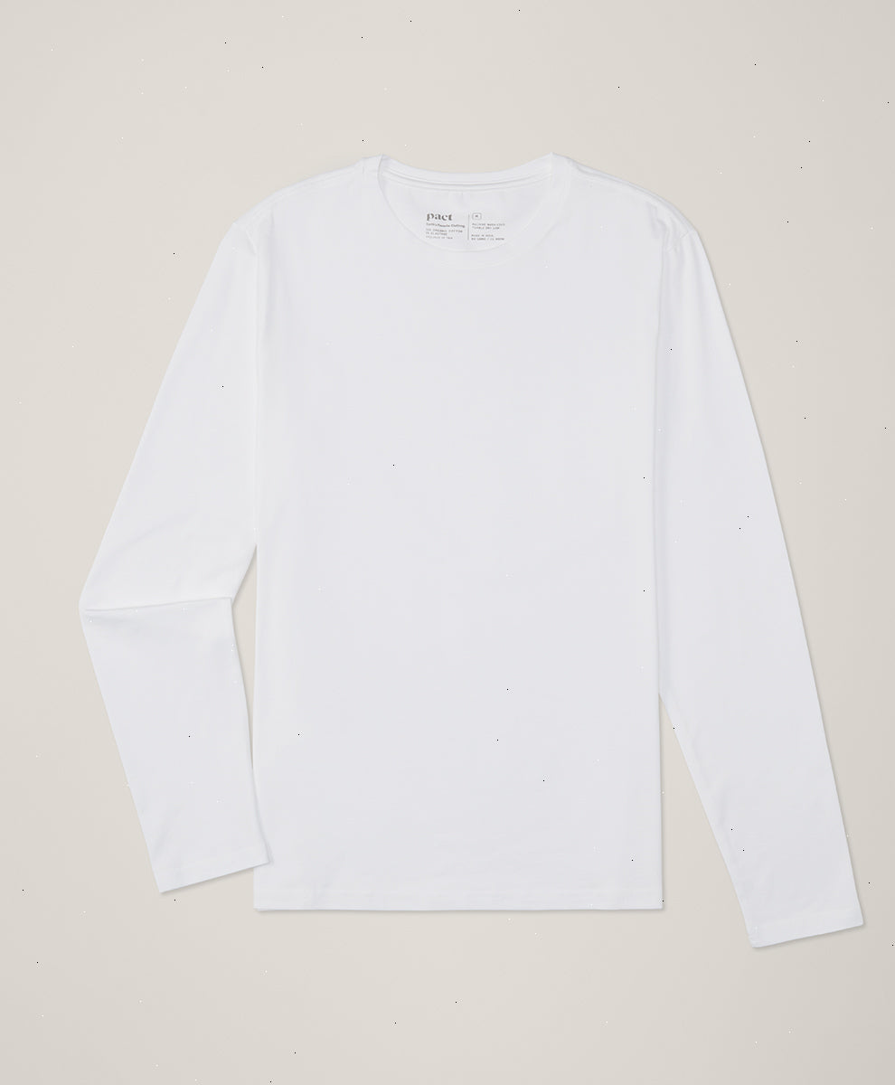 Organic Luxe Essential Slim Long Sleeve Tee