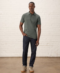 Organic Luxe Stretch Jersey Slim Polo