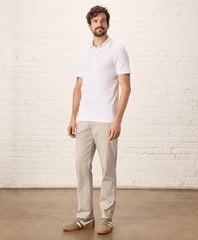 Organic Luxe Stretch Jersey Slim Polo
