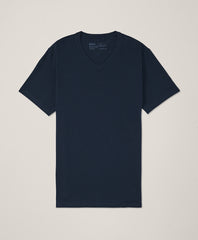 Organic Luxe Stretch Jersey Slim V-Neck Tee