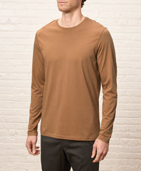 Organic Softspun Essential Crewneck Long Sleeve Tee