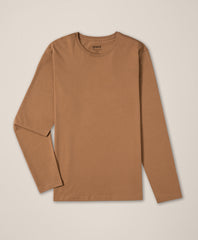 Organic Softspun Essential Crewneck Long Sleeve Tee