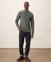 Organic Softspun Essential Crewneck Long Sleeve Tee