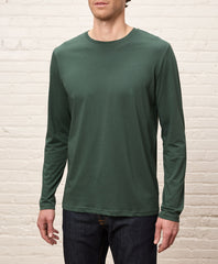 Organic Softspun Essential Crewneck Long Sleeve Tee