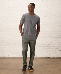 Organic Softspun Pocket Crew Tee