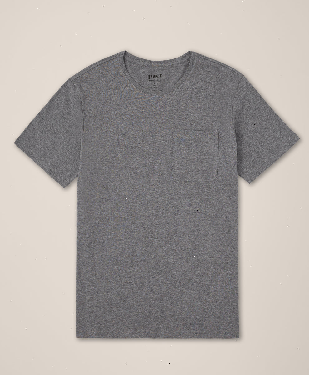 Organic Softspun Pocket Crew Tee