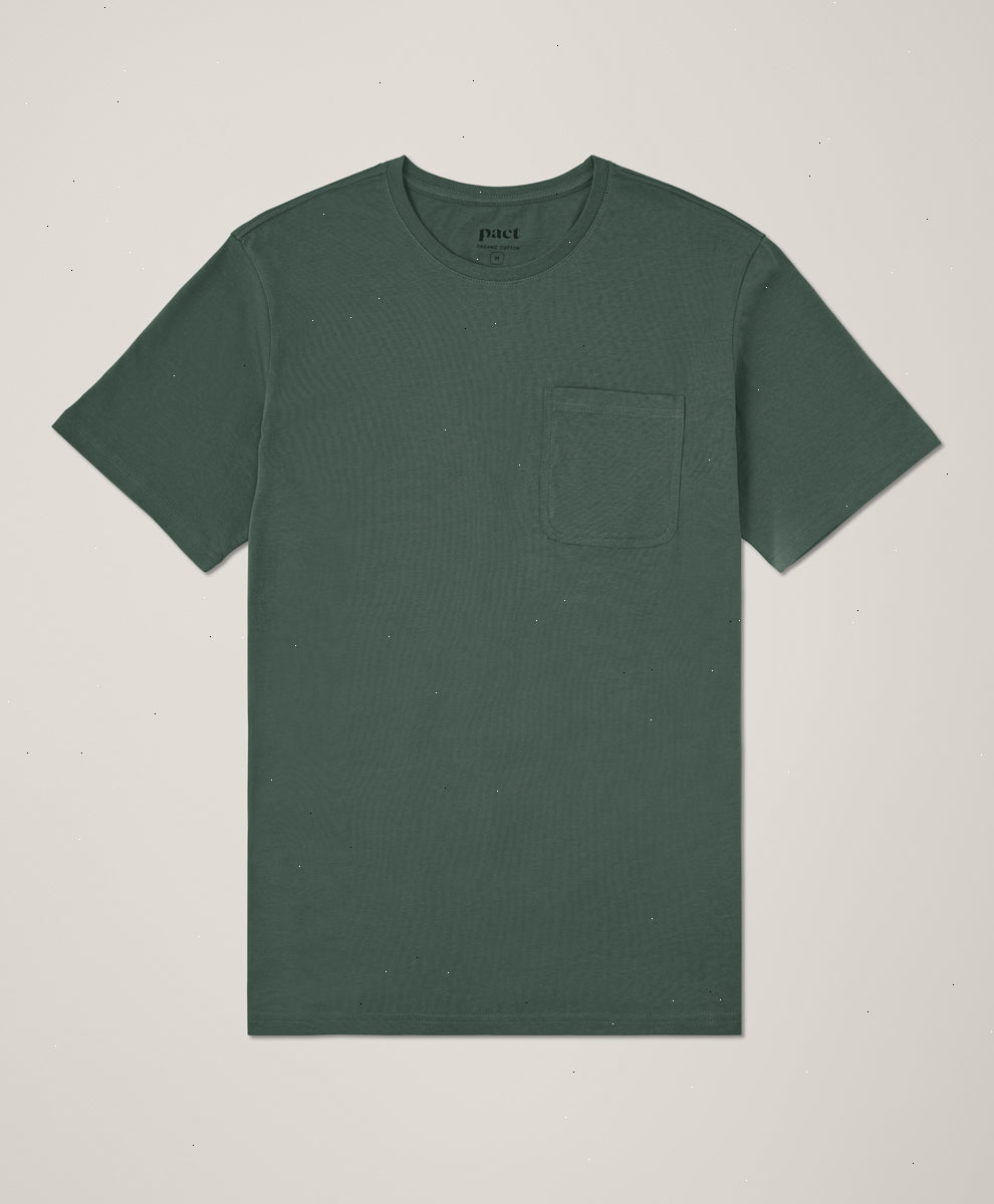 Organic Softspun Pocket Crew Tee