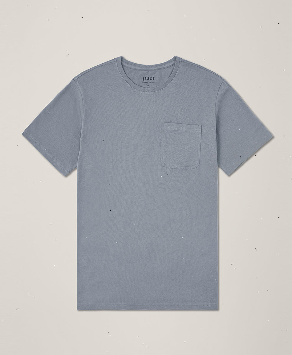 Organic Softspun Pocket Crew Tee
