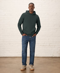 Organic Brushed Fleece Pullover Hoodie