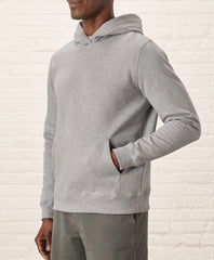 Organic Brushed Fleece Pullover Hoodie