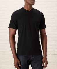 Organic Featherweight Slub V-Neck Tee