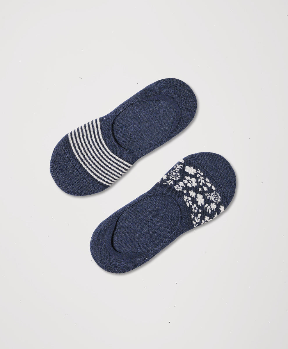 Organic No-Show Socks 2-Pack
