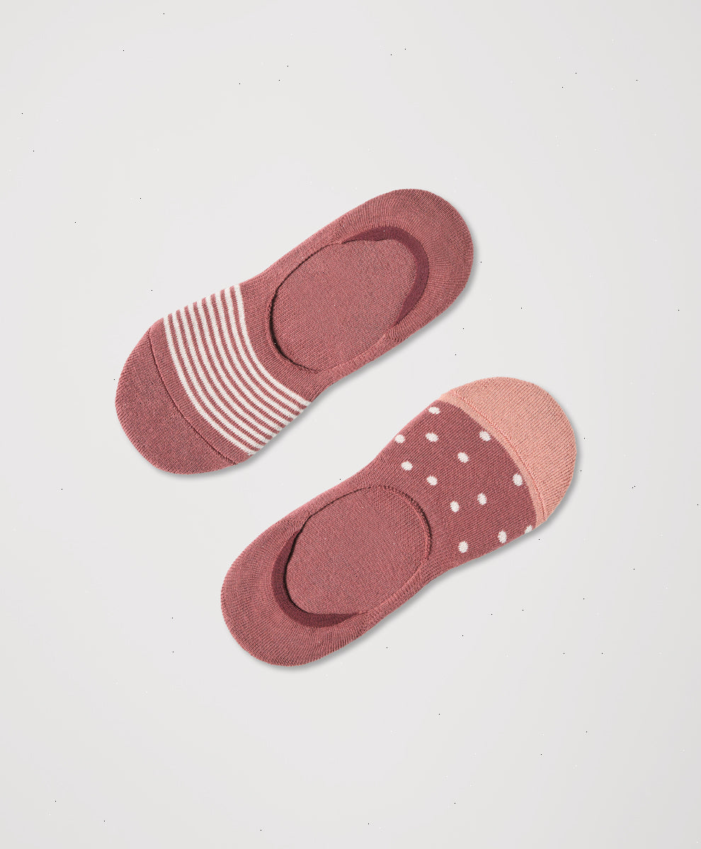 Organic No-Show Socks 2-Pack