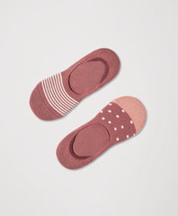 Organic No-Show Socks 2-Pack