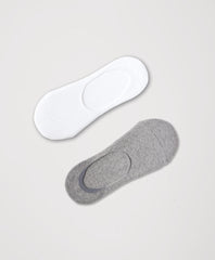 Organic No-Show Socks 2-Pack