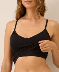 Organic Everyday Shelf Bra Cropped Camisole 3-Pack